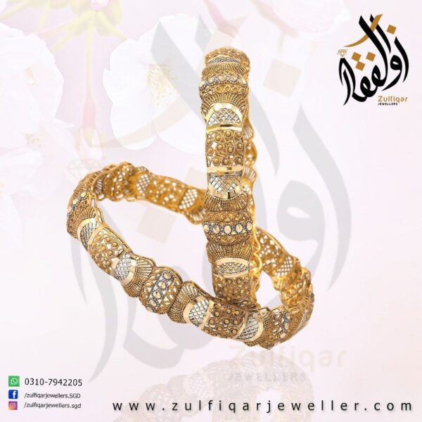 Gold Bangles Design 011