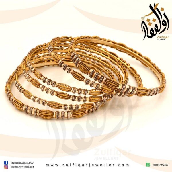 Gold Bangles Design 012