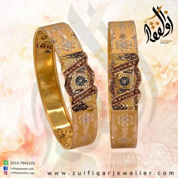Gold Bangles Design 013