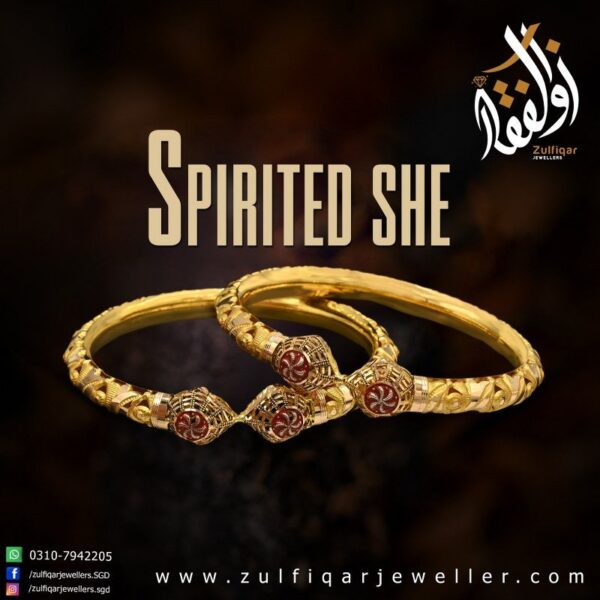 Gold Bangles Design 027