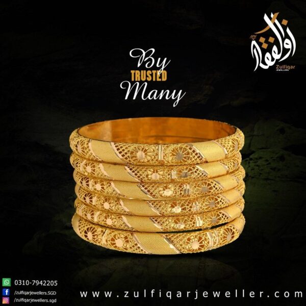 Gold Bangles Design 028