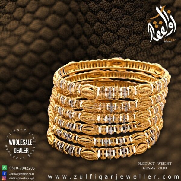 Gold Bangles Design 038