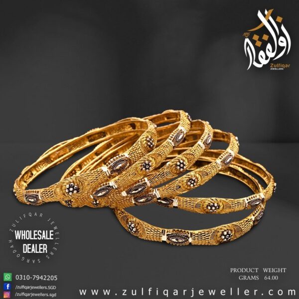 Gold Bangles Design 039