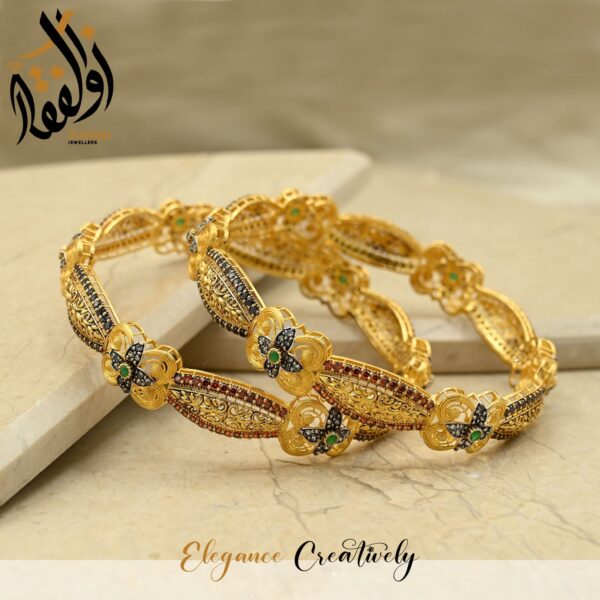 Gold Bangles Design 046