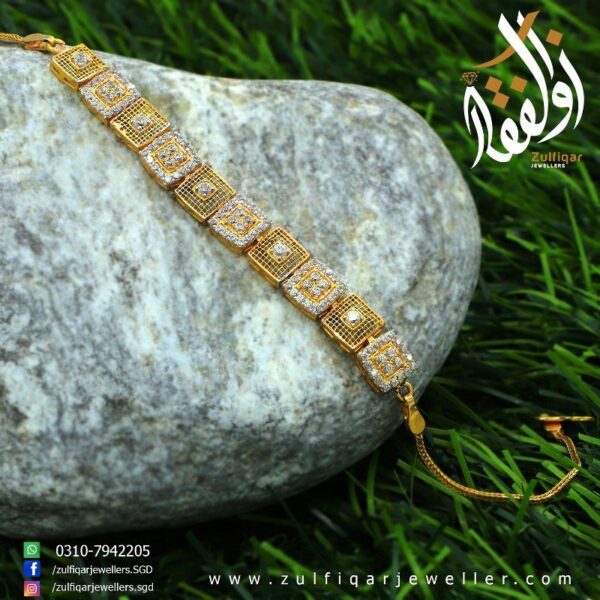 Gold Bracelet Design 017