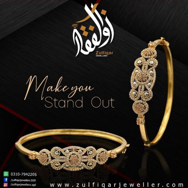 Gold Bracelet Design 023