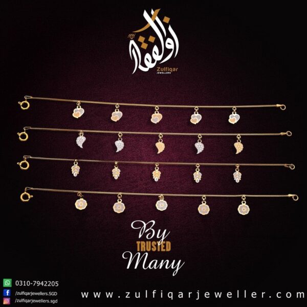 Gold Bracelet Design 043