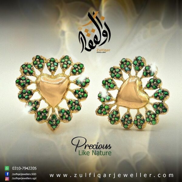 Gold Earring Design 007