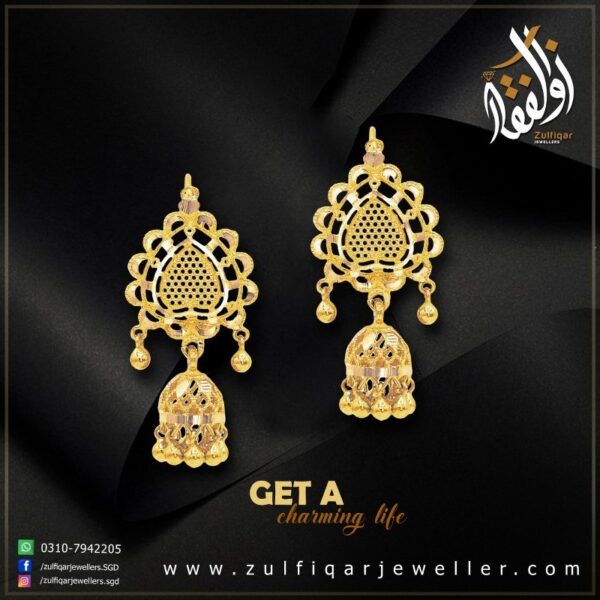 Gold Earring Design 011
