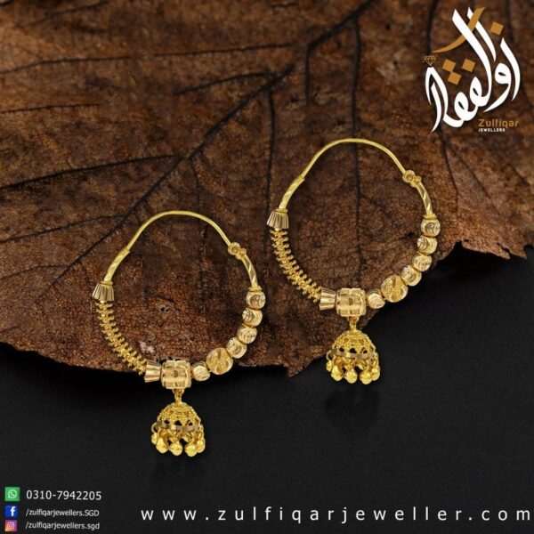 Gold Earring Design 021