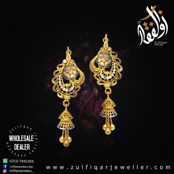 Gold Earring Design 023