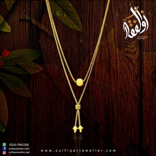Gold Locket Design 013