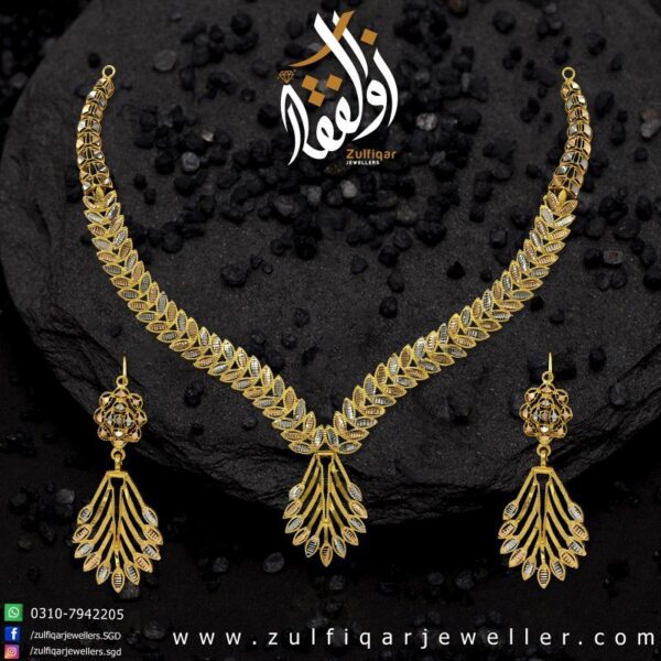 Gold Necklace Design 078
