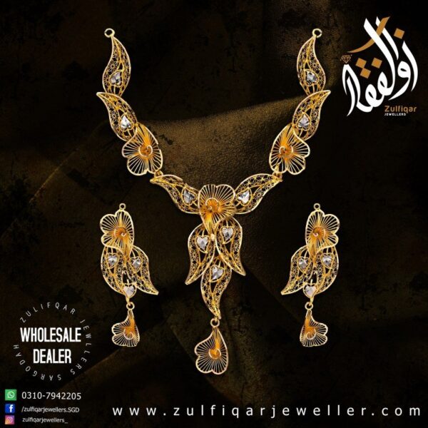 Gold Necklace Design 098